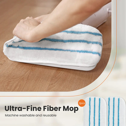Lightweight Steam Mop Cleaner with Fast Heat & Multi Surface Cleaning