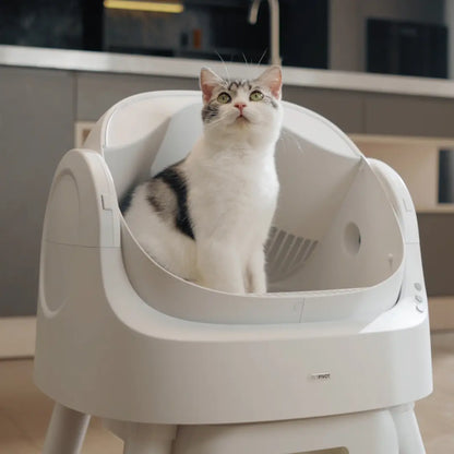 Self-Cleaning Cat Litter Box – Odor-Free & Hands-Free