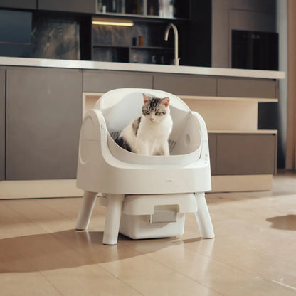 Self-Cleaning Cat Litter Box – Odor-Free & Hands-Free