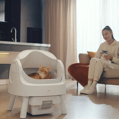 Self-Cleaning Cat Litter Box – Odor-Free & Hands-Free